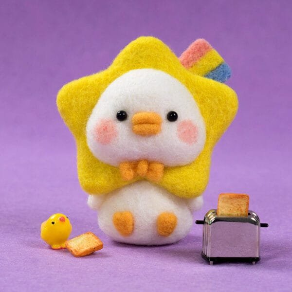 needle felted duck