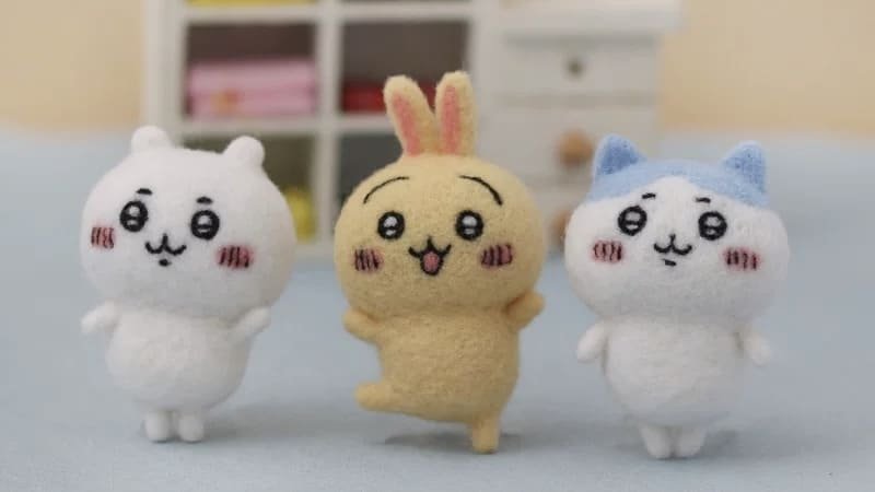 How is needle felting performed? 15 needle felted rabbit