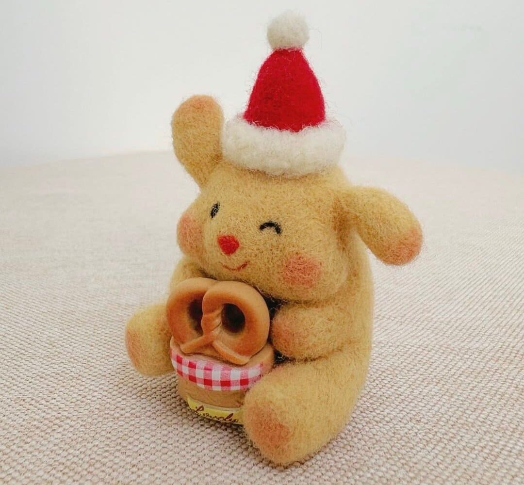 dog needle felt