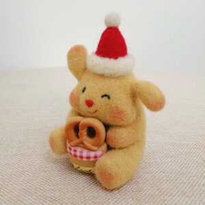 dog needle felt