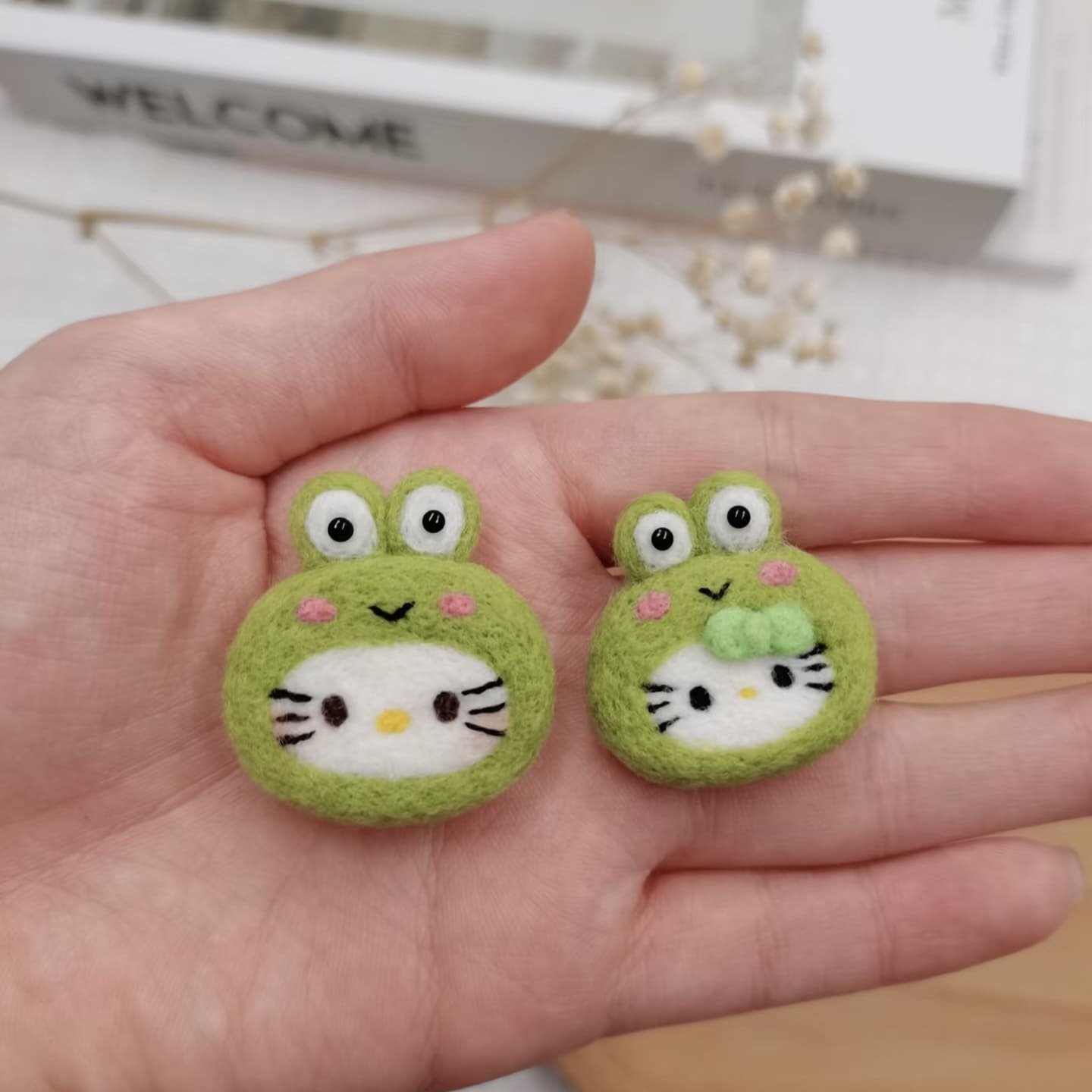 How is needle felting performed? 20 needle felt frog