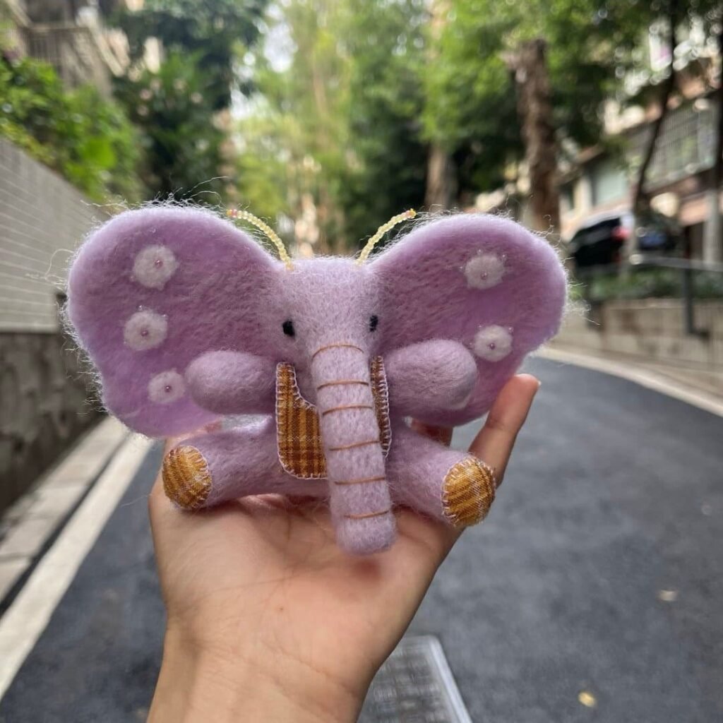 What is needle felting? for Beginners Faqs 18 needle felted elephant