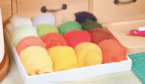 Colorful Wool Roving Set